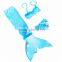 new arrival bikinis kids girls 3 pcs mermaid tail for swim