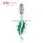 S179 Globalwin Jewelry New Fashion Design Stone Leaf Pendants Charms