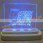 edge lit led sign holder led acrylic sign holders led lighted sign holder