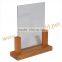tabletop mini chalkboard /wooden menu holders for restaurants