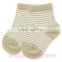 2015 Newest 100% organic sock cotton new born baby socks