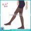 2015 Sexy japanese brown seamless stripe anti slip compression pantyhose