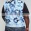 Big size acid wash denim jeans jacket wear sleeveless denim jacket (LOTJ294)