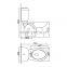 Factrory new design for siphonic toilet