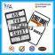 Non-standard size plastic membership christmas gift card with both-side printing