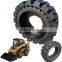 skid steer loader solid tire for bobcat attachments