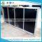 1.22m by 2.44m portable simple stage with 6 square legs