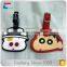 Custom bulk soft pvc multicolor flexible luggage tags