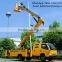 Aerial Platform Truck Sale in Brazil 16m High Altitude Operation Truck with Lifting Hook