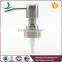 Satin bath lotion Round toe stainless steel 1cc/2cc dispenser pump