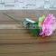 Red silk rose flower for wedding decoration