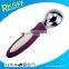 pink hand shank zinc alloy ice cream scoop with plastic handle
