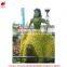 Plastic hedge artificial green grass plant statue