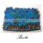 China factory handmade fabric trimming feathers wholesale dyed blue feather trimming