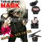 High Quality Leather Halloween Party Cosplay Zipper Tokyo ghouls kaneki ken mask