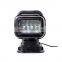 Marine 5W led spotlight, auto car LED spot lights 50W remote control spot light 12v
