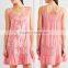 Pretty Boho Crochet-Trimmed Mexican Embroidered Semi-sheer Voile Beach Mini Dress Names Of Girls Dresses HSD5890