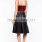 2015 new fashion Liquid Leatherette Midi Skirt for ladies 51033#