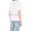 Wholesale Women Round Neck Cotton and Linen-blend T-shirt(DQE0090T)