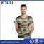 short sleeve camouflage t shirt 100% cotton t shirt for men