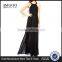 MGOO 2015 Hot Selling New Design OEM Halther Maxi Dress Two Layers Chiffon Long Dress Fashion Women Evening Dress