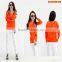High Quality OEM Plain Fluorescent Beautiful Girls Hoodies