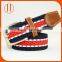 China mens thicken braided elastic stretch casual belts