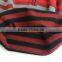 kids fashion red striped zipper collar long sleeve knitting pattern pullover sweater for boy