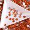 orange diamond drill flat back nail art rhinestones for nail salon