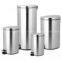 Stainless steel pedal waste bin (sloping cover)