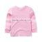 New style girl pink kids t-shirt plain bamboo cotton