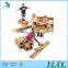 children eco-fashion wood montessori training blocks toys