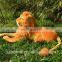 china manufacturer realistic life size lion wild animal plush toy
