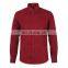 T-MSS551 China Wholesale Mens Cotton Twill Plain Red Dress Shirt