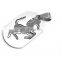 Factory Custom Top Quality Personality Stainless Steel Horse Pendant Charms