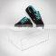 Square transparent acrylic shoe box acrylic sliding shoe box