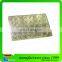 promotion price credit card size stainless steel metal visiting card