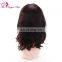 Fashion Bob Style Short Bob Wave Wig 100% Human Hair Virgin Brazilian Lace front Wig With Bangs Under 100