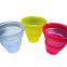 Customized 270ml Travel Camping Silicone Collapsible Drinking Cup