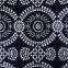 hollow out  white cotton fabric embroidered lace