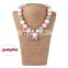 Girl Pink Pumpkin Necklace Kids Halloween Diamond Charms Pendants Jewelry Accessories