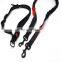 Bungee Dog Leash for Walking Running Training Heavy Duty Dog Leash with Highly Reflective Threads and Buffer