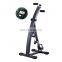Leg gym equipment bike pedal mini trainer arm leg pedal exerciser bike health recovery exerciser