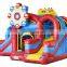 Inflatable Roller Coaster Jumping Castle Commercial Bounce House With Slide
