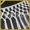 White fringe trim decorative long tassel for home textile FHA-001