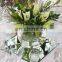 10'' mirror candle plate for wedding party decoration with beveled edge 12pcs per set
