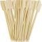 China supplier low moq wholesale price 6 Inch Wooden Bamboo Picks Paddle Skewers Pack of 100