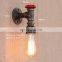 Retro Design Vintage Industrial Pipe Wall Lamp for Decoration