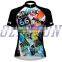 2016 Short Sleeves Cycling Shirts for Men Custom Polyester Cycling Jerseys Bibs