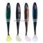 New 90mm/5.6g 7Pcs/Bag T-Tail Style Fishing Soft Baits Artificial saltwater lure with fishy smell